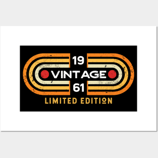 Vintage 1961 | Retro Video Game Style Posters and Art